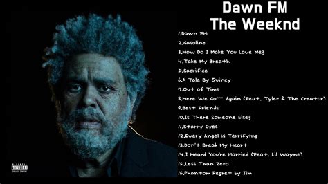 the weeknd dawn fm tracklist