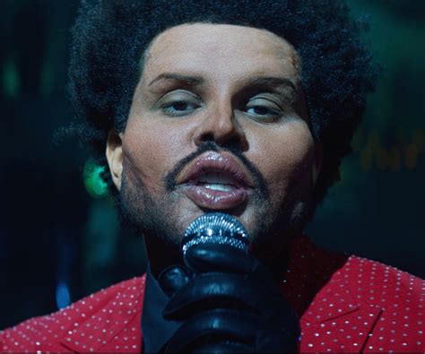 the weeknd new face makeup