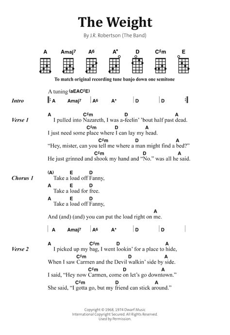 The Weight by The Band Really Easy Guitar Guitar Instructor