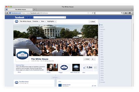the white house facebook