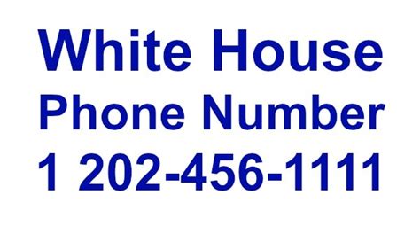 the white house fax number