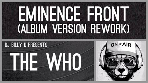 the who eminence front album