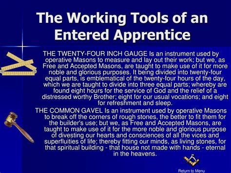 Topics The Working Tools Of An Entered Apprentice 2023