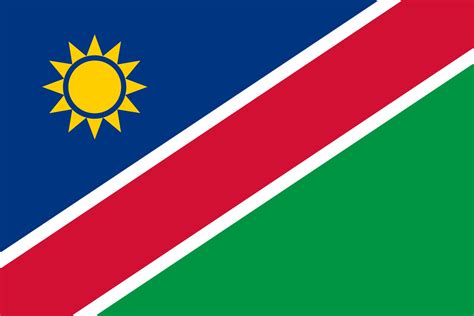 the world of flag of namibia