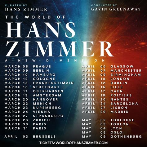 the world of hans zimmer tour