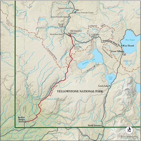 the yellowstone trail map