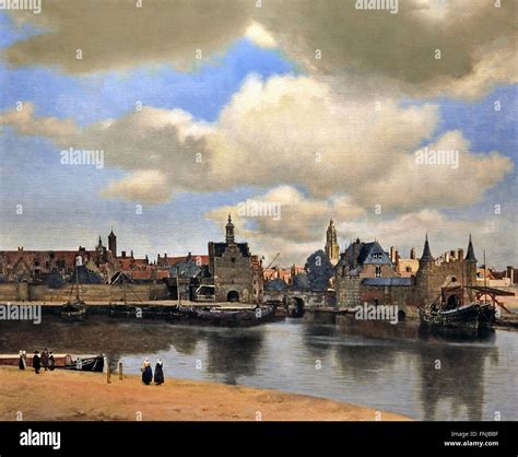 Johannes Vermeer Blog Vermeer painting View of Delft (1658)