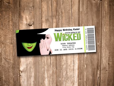 theater ticket wicked new york cheap