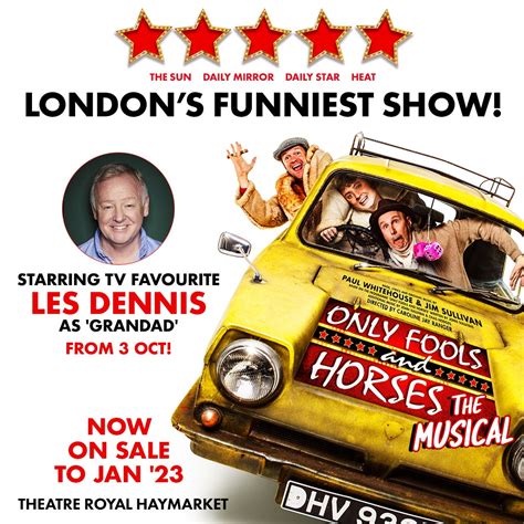 theatre tickets only fools and horses