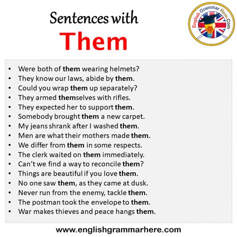 Them Use Of Sentence