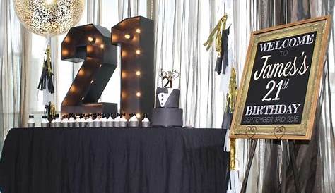 21St Birthday Decorations For Boy : 21st birthday ideas for guys! made