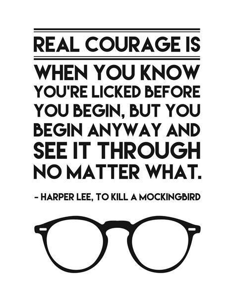 theme of courage in to kill a mockingbird quotes