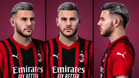 theo hernandez face pes 2021