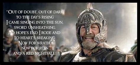 theoden king quotes