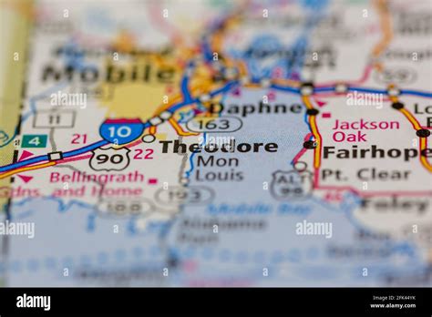 Theodore Alabama Map