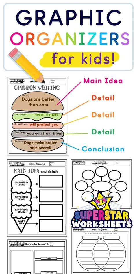 5 Types of Graphic Organizers to Help Improve Your Child