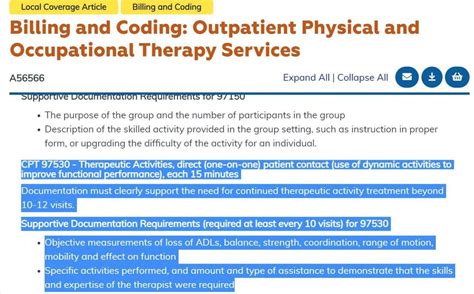 therapeutic activity cpt code