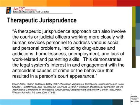 therapeutic jurisprudence definition