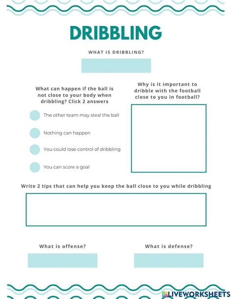 There Always Dribbling Math Worksheet