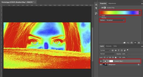 Thermal Camera Effect Photoshop