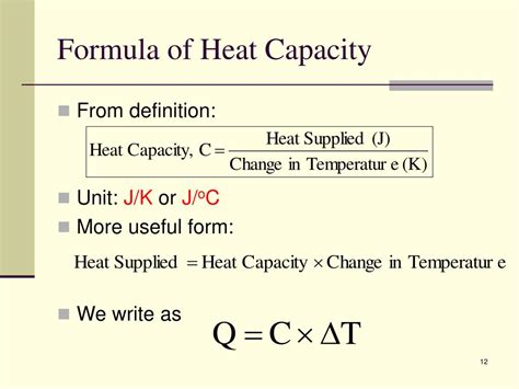 home.furnitureanddecorny.com:thermal heat capacity formula