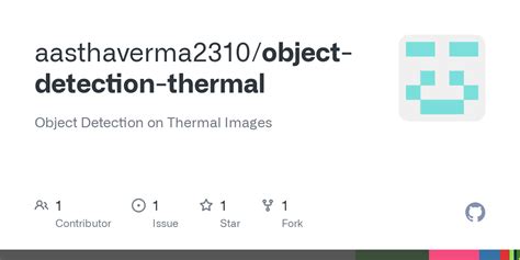 Thermal Image Object Detection Github