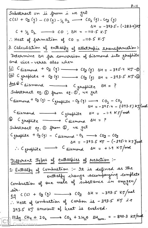 thermodynamics class 11 chemistry short notes