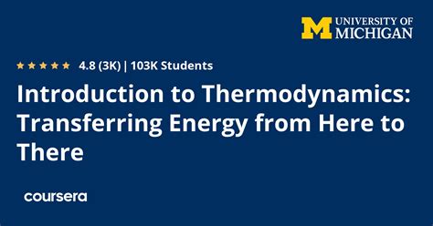 thermodynamics online course university