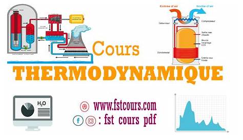 Thermodynamique Cours Pdf S1 Fst COURS DE THERMODYNAMIQUE SMPC PDF