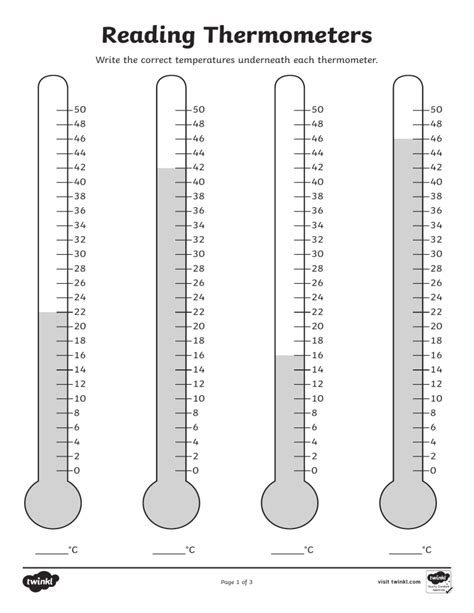 Thermometer Games 3Rd Grade