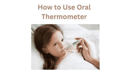 Thermometer Oral Use