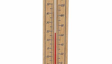 Thermomètre d'intérieur en bois hêtre Achat / Vente