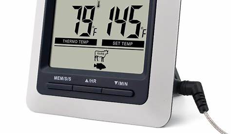 FANTAST Thermomètre/minuteur, numérique noir IKEA