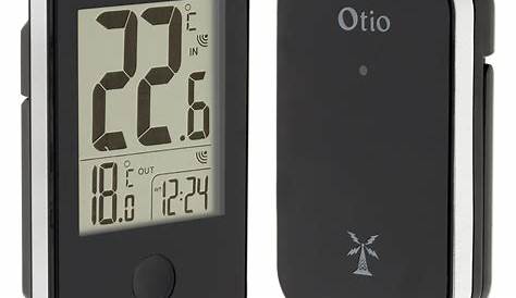 Thermometre Interieur Exterieur Sans Fil Otio Thermomètre OTIO Intérieur Extérieur Blanc