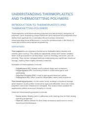 Unravel the mysteries of Thermosetting polymers: Key differences decoded