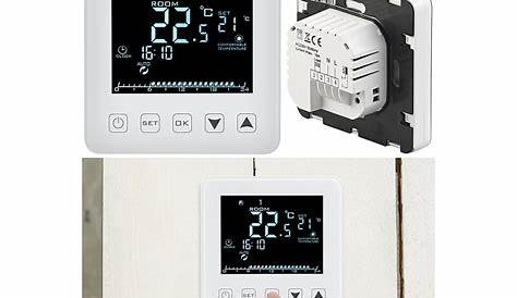 Thermostat Chauffage Au Sol Electronique Tk10s Reglage Externe Pour