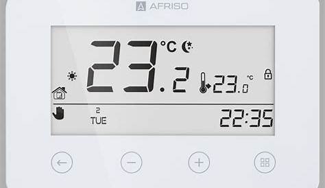 Thermostat d'ambiance programmable digital radio 1 zone