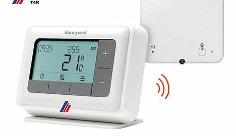 Thermostat Dambiance Digitale T4r Sans Fil Programmable Honeywell Pack T4R