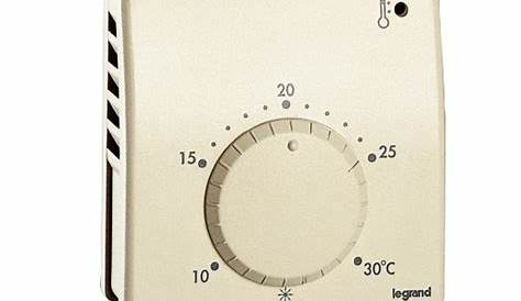 Thermostat Dambiance Legrand D'ambiance Fil Pilote 230 Va Pur