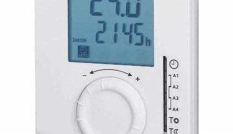 Thermostat Dambiance Programmable Mr Bricolage s LCD Murale Chaudière Affichage Gaz