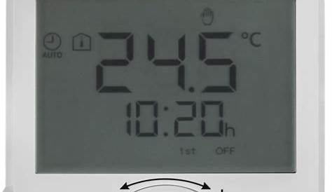 SIEMENS RDE100.1RF Thermostat d'ambiance programmable