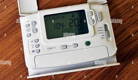 Thermostat Honeywell Cm927 Model CM927 Portable Room Stock Photo