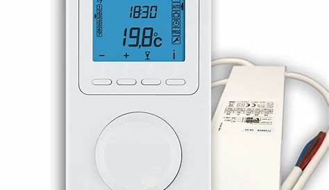Thermostat Programmable Pour Radiateur Electrique Sans Fil Pilote électrique