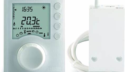 Thermostat Programmable Sans Fil Pour Chaudiere Gaz Castorama Chaudière