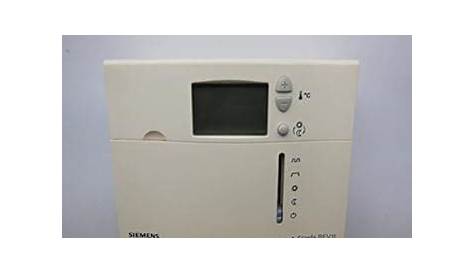 Thermostat Siemens Landis Et Staefa Rev 11 Instructions