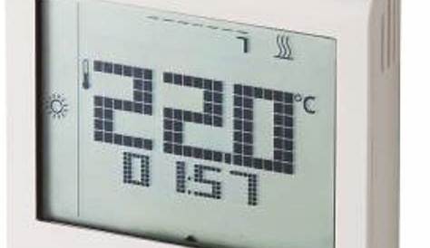 Thermostat Siemens Rde100 Francais Ambiance Radio à Piles 2x1,5V AAA SIEMENS