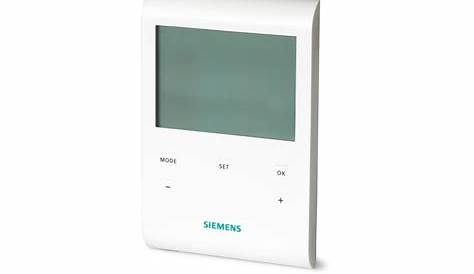 Thermostat Siemens Rde100 / Cronotermosto RDE100.1 Rfs Neu EBay