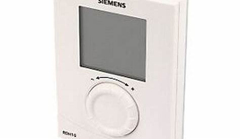 Thermostat Siemens Rdh10 Notice Digital Room gb 1st Class Postage