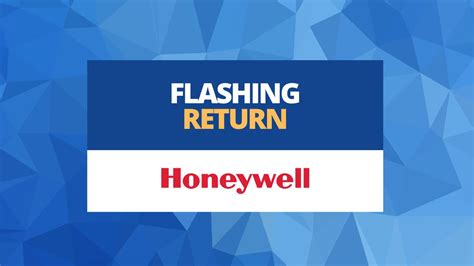 Thermostat Flashing Return