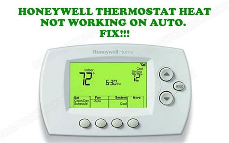 thermostat heat not working